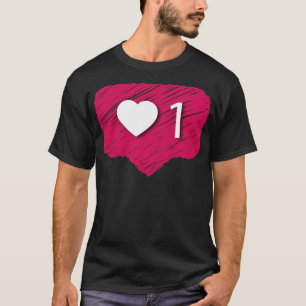 Heart in red speech bubble mustang witch  T-Shirt