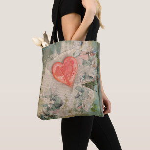 Heart In The Flowers Cross Body Bag