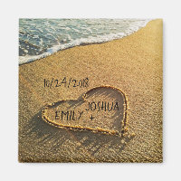 Heart in the Sand Tropical Beach