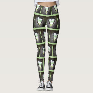 Heart in Tree Pattern Legging
