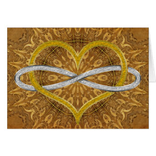 Heart Infinity Gold Silver