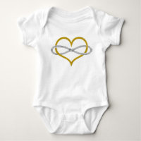 Heart Infinity Gold Silver