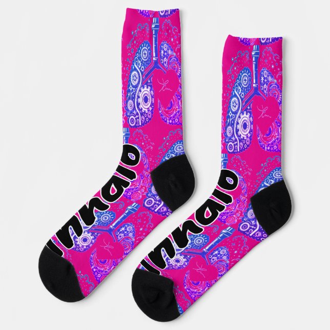 Heart Inhalo Socks (Left)