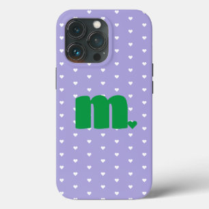 Heart Initial iPhone / iPad case