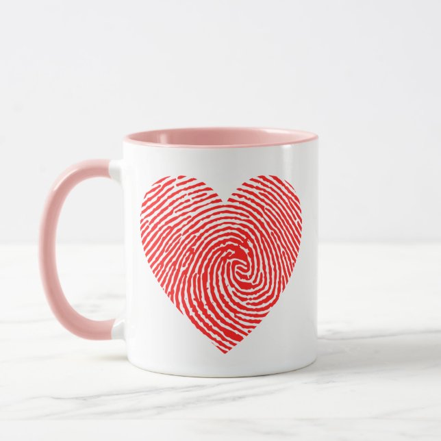 Heart ink mug (Left)