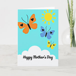 Heart Insects Mothers Day Card