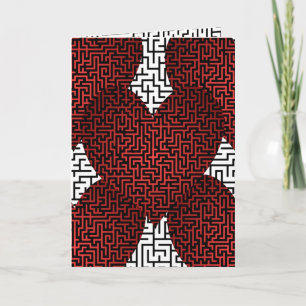 Heart is a Maze Valentine's Card