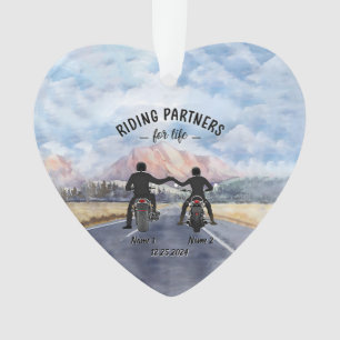 heart Janestore Personalised Ridding Partners For  Ornament