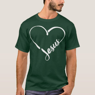 Heart Jesus lover god i love jesus T-Shirt
