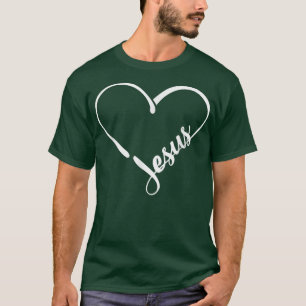 Heart Jesus lover god i love jesus T-Shirt