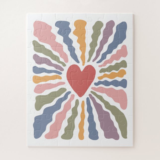 Heart Jigsaw Puzzle (Vertical)