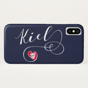 Heart Kiel Mobile Phone Case, Germany iPhone X Case