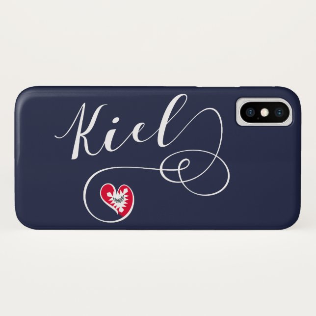 Heart Kiel Mobile Phone Case, Germany Case-Mate iPhone Case (Back (Horizontal))