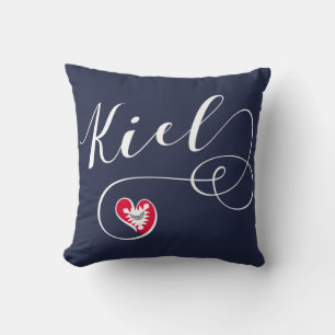Heart Kiel Pillow, Germany Cushion