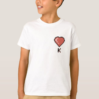 Heart King black outline T-Shirt