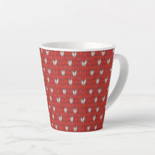 HEART KNIT Latte Mug