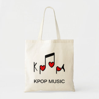 Heart Korean Pop Music! Tote Bag