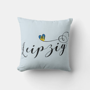 Heart Leipzig, Germany, Saxony Cushion