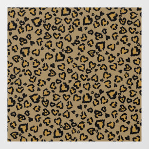 Heart Leopard Pattern in Natural Colours