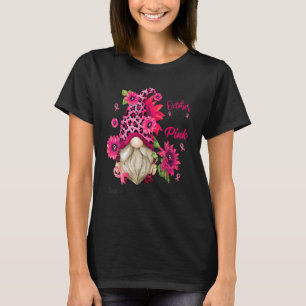 Heart Leopard Sunflower In October We Wear Pink Br T-Shirt
