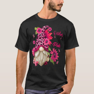 Heart Leopard Sunflower In October We Wear Pink Br T-Shirt