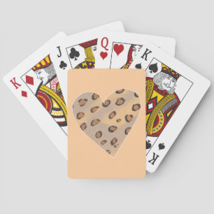 Heart Leopards, Custom Playing Cards