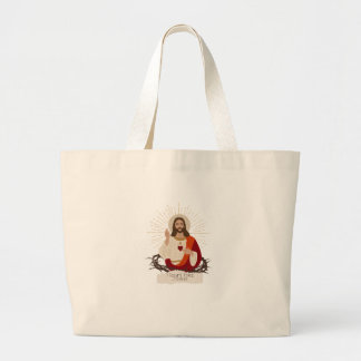 Heart Like Jesus Large Tote Bag