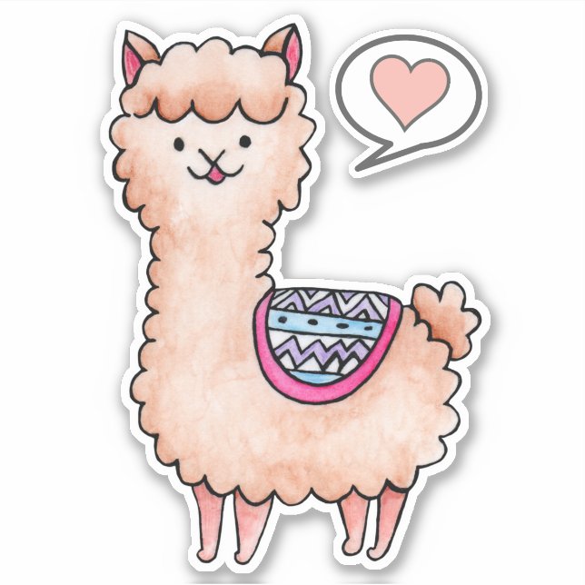 Heart Llama (Front)