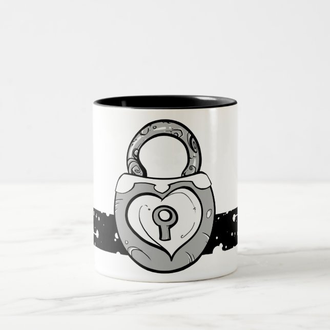 Heart Lock Mug (Center)