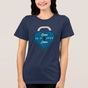 Heart lock Tri-Blend shirt