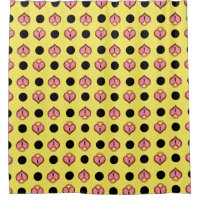 Heart Locket and Dots Yellow