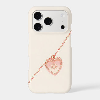 Heart Locket iPhone Case | Vintage Coquette