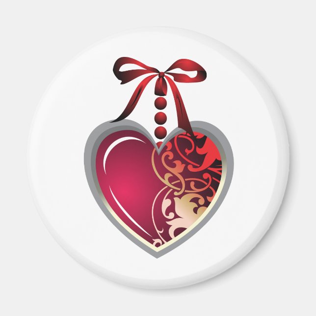 Heart Locket Magnet (Front)