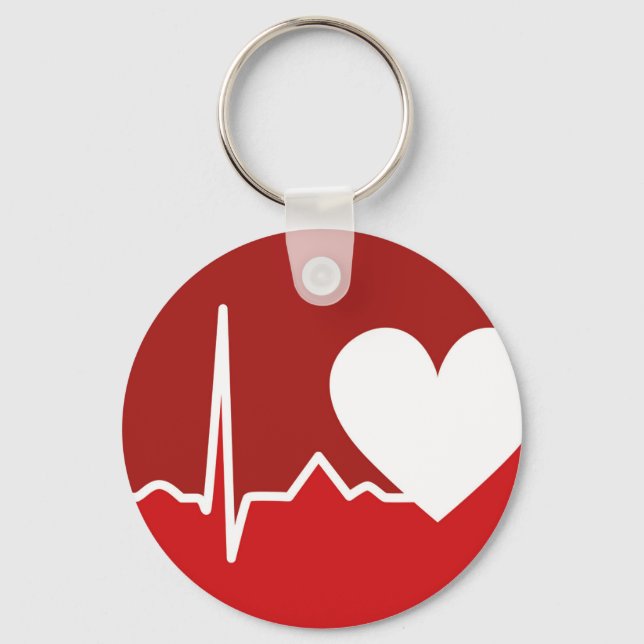 Heart Logo Key Ring (Front)