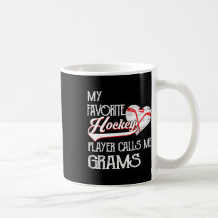Heart Love Cute Favorite Hockey Player Calls Me Gr Coffee Mug