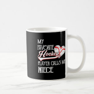 Heart Love Cute Favorite Hockey Player Calls Me Ni Coffee Mug