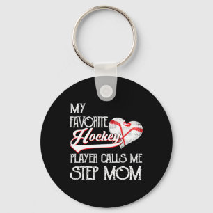 Heart Love Cute Favorite Hockey Player Calls Me St Key Ring