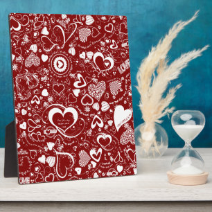 Heart Love Doodles Plaque