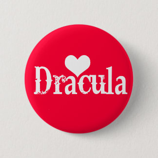 Heart (love) Dracula 6 Cm Round Badge