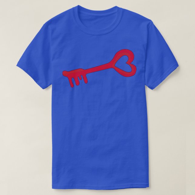 Heart Love Key T-Shirt (Design Front)