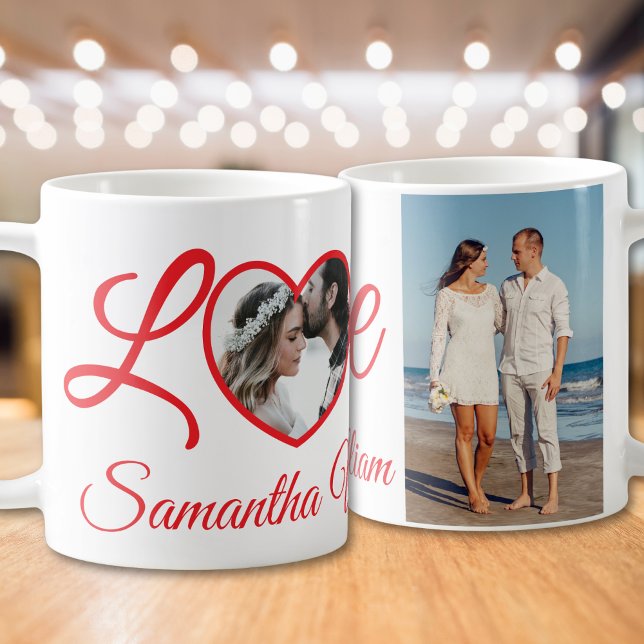 heart love personalised valentine's day gift  coffee mug (Creator Uploaded)