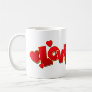 💘 Heart Love Quote Design For Romantic Gift Coffee Mug
