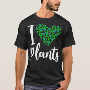 Heart Love Rose Plants Gardener Houseplant T-Shirt