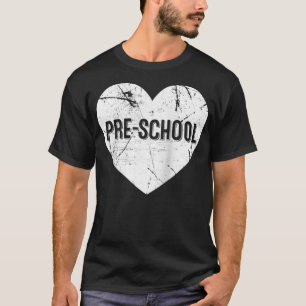 Heart Love to Teach PreSchool Proud Teacher  T-Shirt