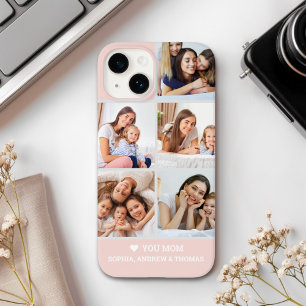 Heart Loves You Mother's Day Photo Collage Case-Mate iPhone 14 Case