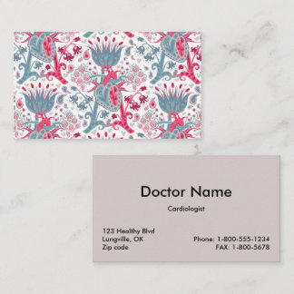 Heart/Lung Business Card Template