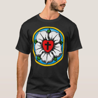 Heart Lutheran Rose T-Shirt