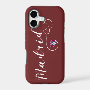 Heart Madrid Cell Phone Case, Spain