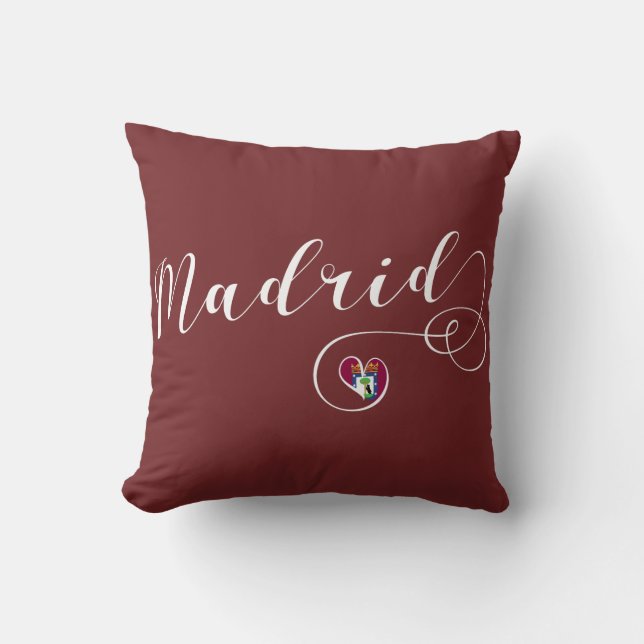 Heart Madrid Cushion, Spanish Cushion (Front)