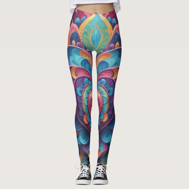 Heart Mandala Leggings (Front)